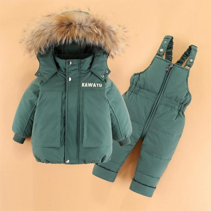 Jual Winter Baby Boy Snowsuit Hooded Warm Down Jacket For Baby