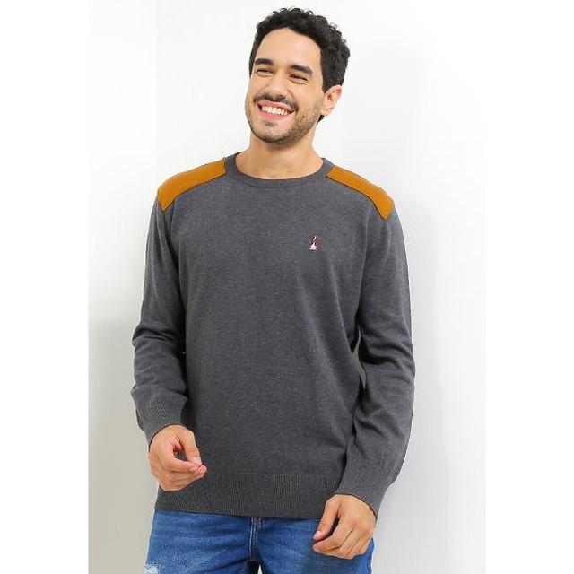 Gambar Hush Puppies Sweatshirt Pria Dexter Dark Gray - Dark Gray, L dari Hush Puppies Official Store undefined Tokopedia