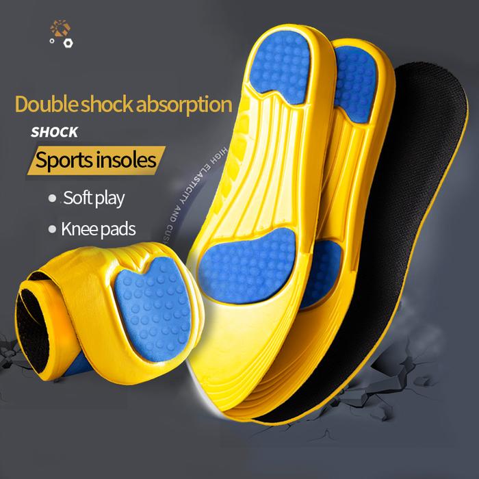 Memory Foam Sport Insoles For Men Women Shoe Inserts Pad Soft Breathable  Sneakers Running Silicone Gel Cushion Orthopedic Insole