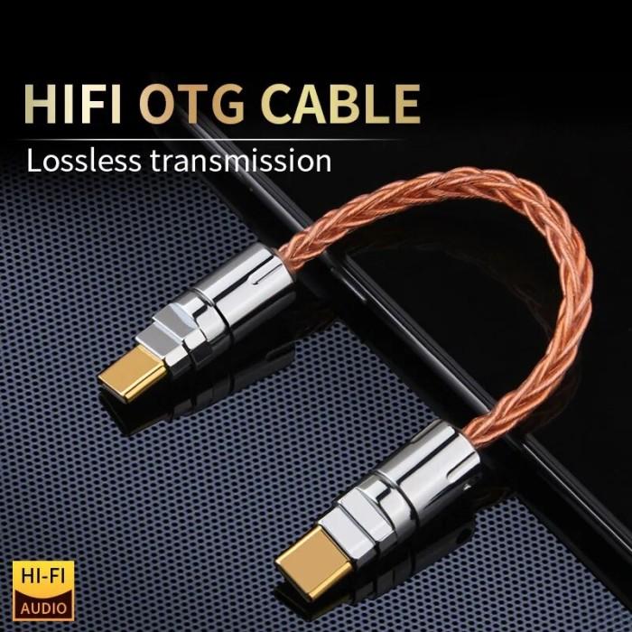Gambar OTG Lightning Type C Cable Adapter, Portable Audio Amplifier, Hi-Fi, DAC, Headphones dari Kola seller undefined Tokopedia