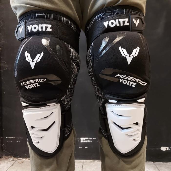 Gambar DEKER LUTUT PENDEK LEATT KNEE PROTECTOR LEAT HYBRID SHORT SOFT COMFORT 002 - Voltz - Putih dari Sunggunffgbhn undefined Tokopedia