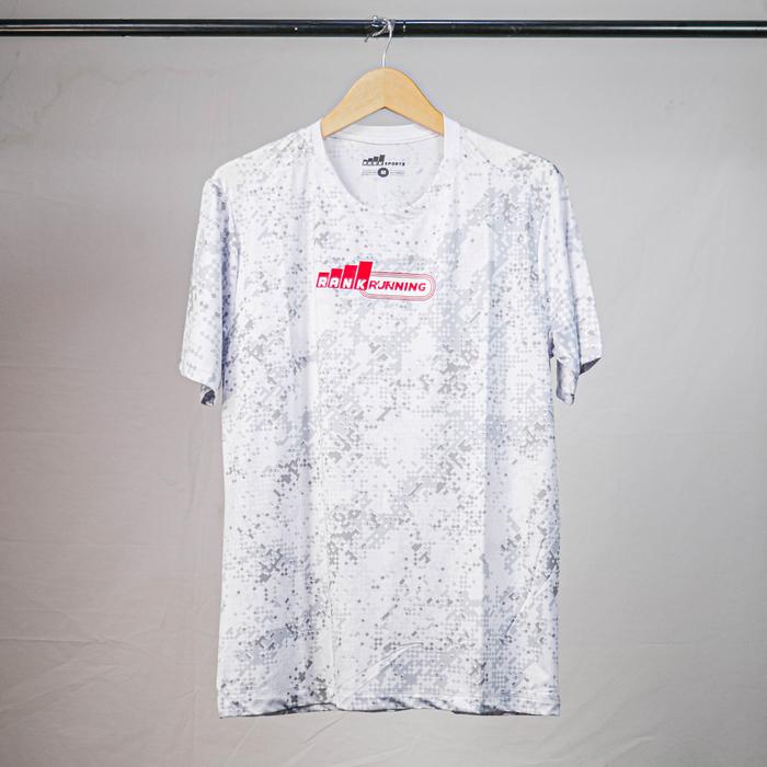 Gambar BAJU LARI RANK RUNNING JERSEY PACERS - GREY PIXEL - 3XL dari RANK SPORTS undefined Tokopedia