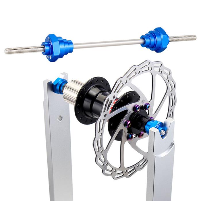 Gambar TOOPRE Bicycle Tire Fixation Adapter for Wheel Truing Stands 12/15/20mm Hub Repair Tool 200mm Length Bike Accessories dari Olshop Dianila undefined Tokopedia