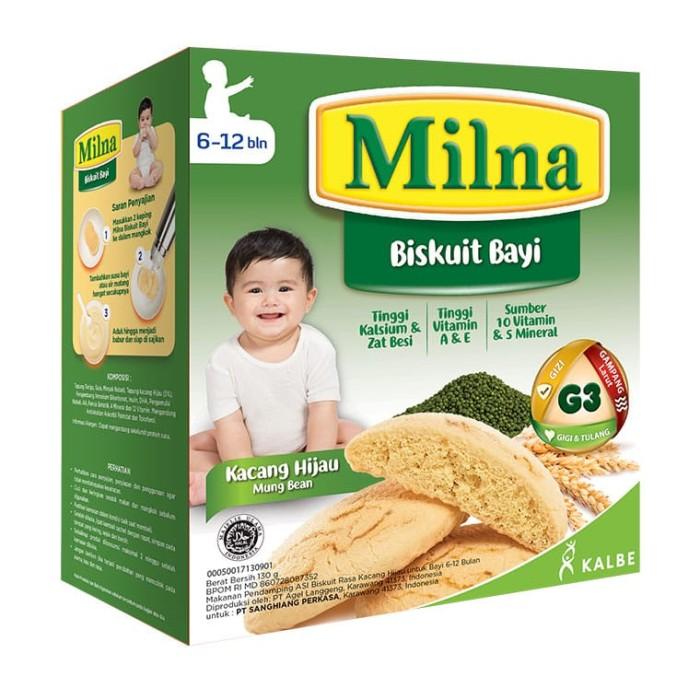 Gambar Biskuit Bayi Milna Kacang Hijau 130 gram dari Grand Golden Mart undefined Tokopedia