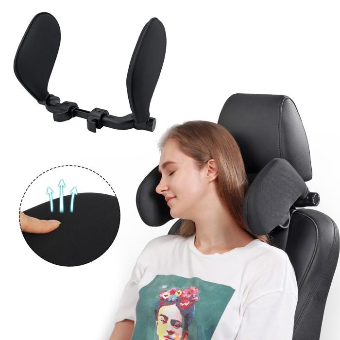 Jual Travel Sleeping Cushion Car Seat Headrest Mesh Cloth Car