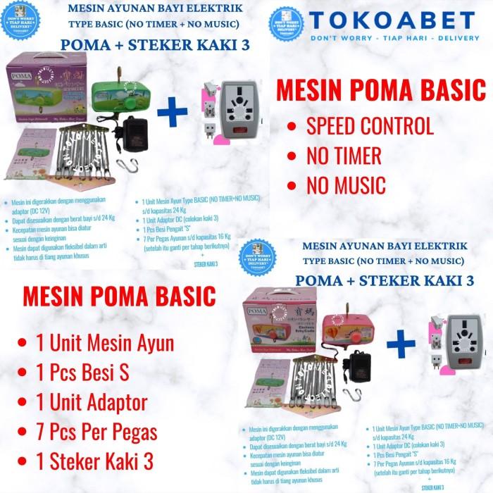 Gambar Paket Ayunan Karakter Elektrik Polar Poma Tiang My Dear Jumbo Tokoabet - MD+KRT+POMA+ST3 dari Firmanindrmaayu undefined Tokopedia