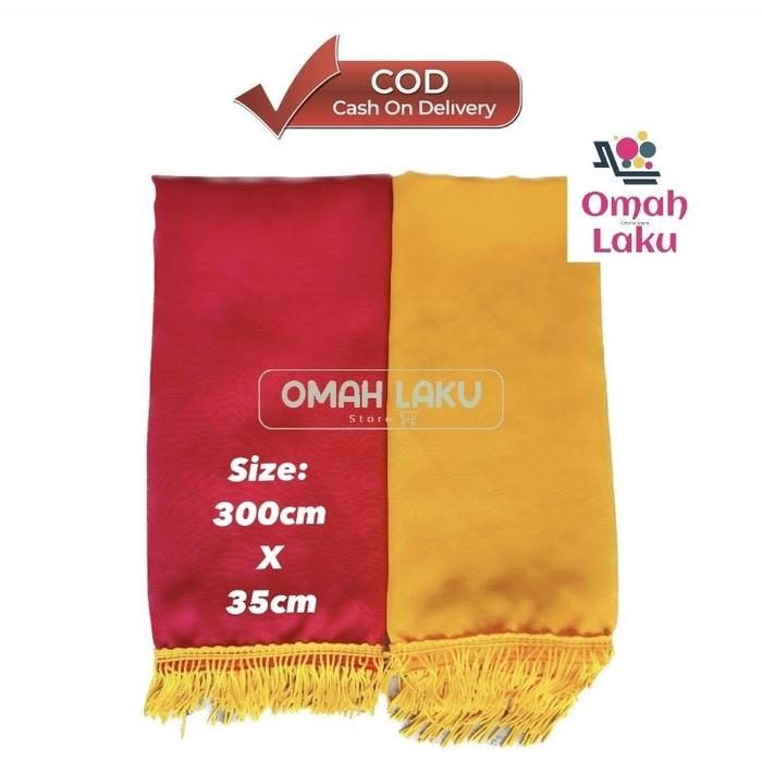 Gambar READY TERLARIS SELENDANG TARI DEWASA 3 METER / SAMPUR TARI DEWASA / SAMPUR SLENDANG TARI 300X35 CM dari kenzobaju77 undefined Tokopedia