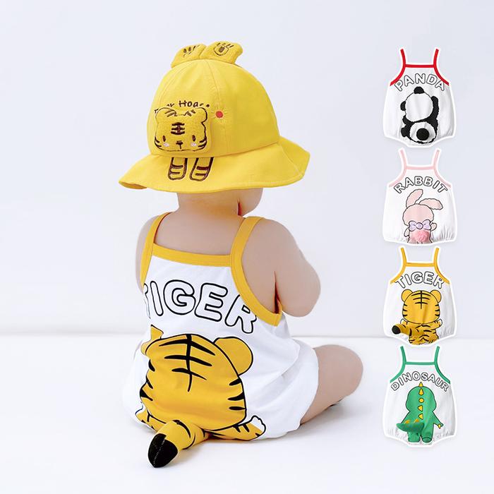 Jual Kawaii Summer Baby Clothes Bodysuit Boy Girl Infant Cartoon