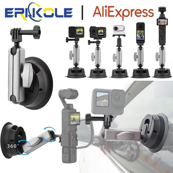 Jual Action Camera Suction Cup Car Mount Holder Adapter for DJI