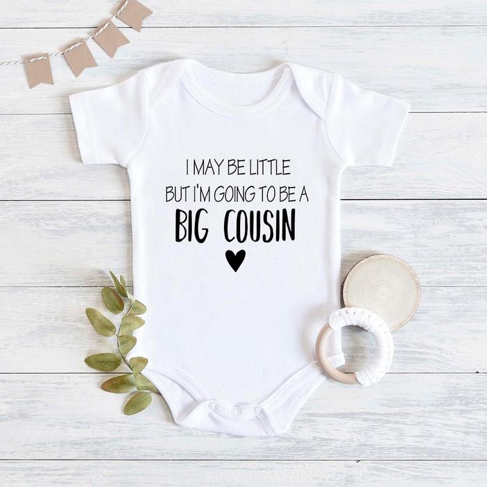 Jual I May Be Little But I'm Going To Be a Big Cousin Fun Cute