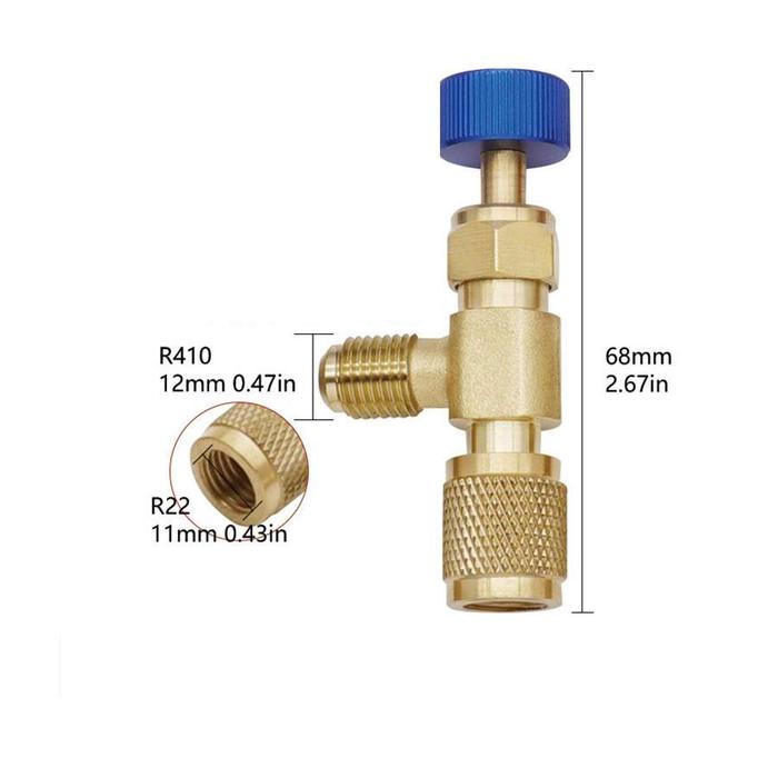Jual MP Valve Charging Adapter R410 R22 AI49 / Adaptor Premium - B R410 ...