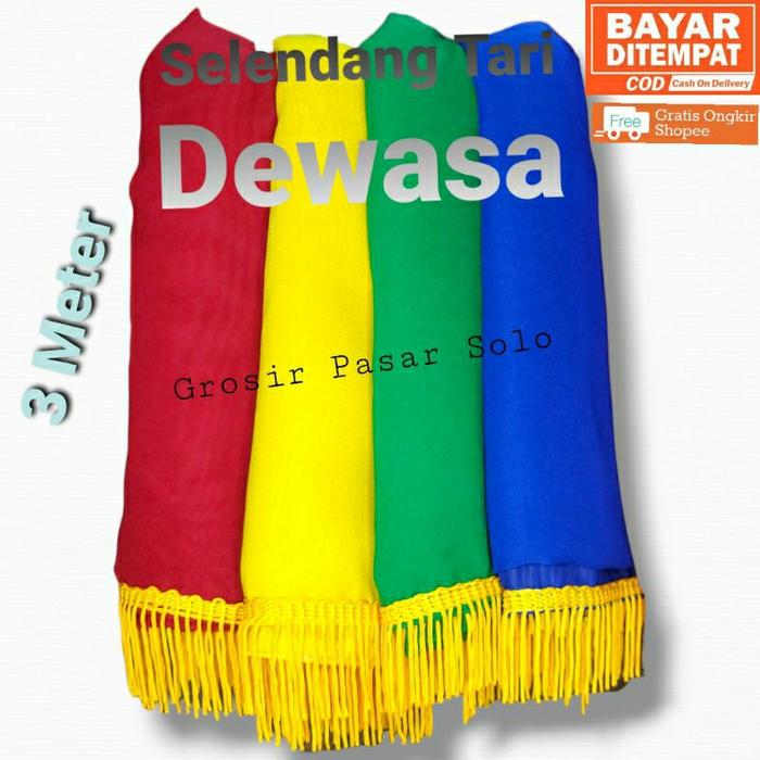 Gambar READY TERLARIS SELENDANG TARI DEWASA / SELENDANG TARI RUMBAI / SELENDANG TARI 3 METER dari kenzobaju77 undefined Tokopedia