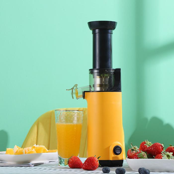 Gambar DORWAE MART DISKON MURAH E-HOME SLOW JUICER 98% FRESH FRUIT ELECTRIC PORTABLE BLENDER JUSS BUAH FRUIT EXTRACTORS SQUEEZER MINI AUTOMATIC PRESSERJUICER MACHINE FILTER-FREE [TERLARIS] - Kuning dari DORWAE MART undefined Tokopedia
