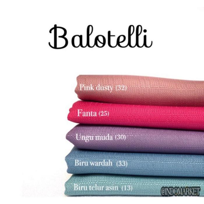 Gambar (TERMURAH !!)KAIN BALOTELI PREMIUM / KAIN METERAN / BAHAN PAKAIAN / KAIN MURAH dari opoonahjoobsg undefined Tokopedia