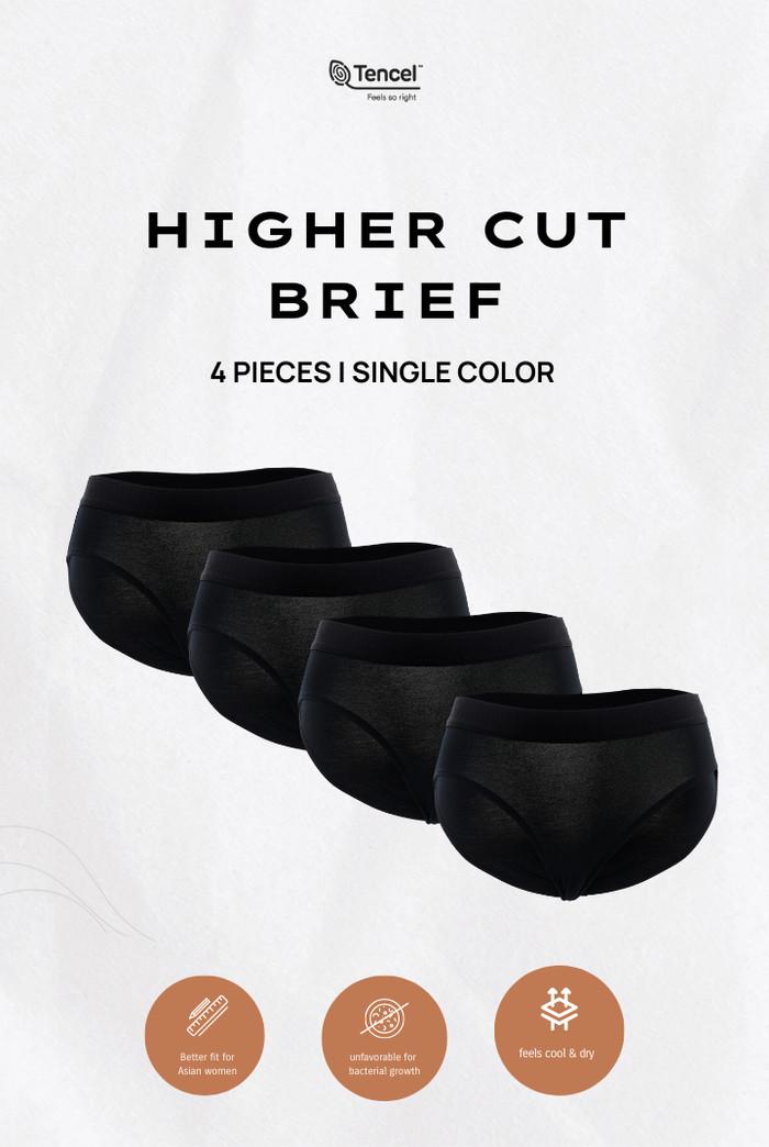 Gambar Underclothes Shop - Underwear - Sare Studio Lobi Tencel Panty - Celana Dalam - 4 Pcs - Black, S dari Underclothes Shop undefined Tokopedia