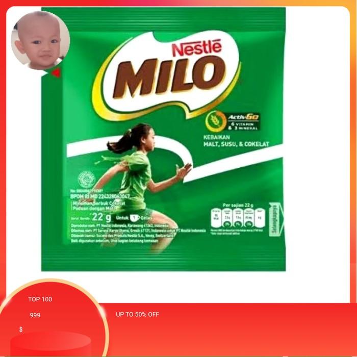 Gambar Milo ACTIV-GO minuman serbuk coklat 22gram 1renceng 10sashet dari idrisarka shop undefined Tokopedia