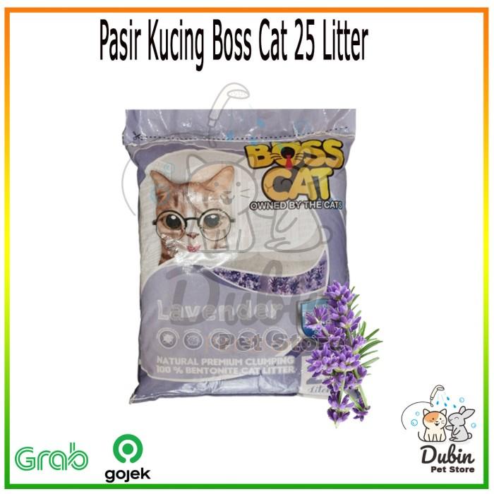 Gambar Pasir Kucing BOSSCAT 25L -Pasir Gumpal Wangi Bos Cat 25 L / 20 kg - LAVENDER dari Shop lifterss undefined Tokopedia
