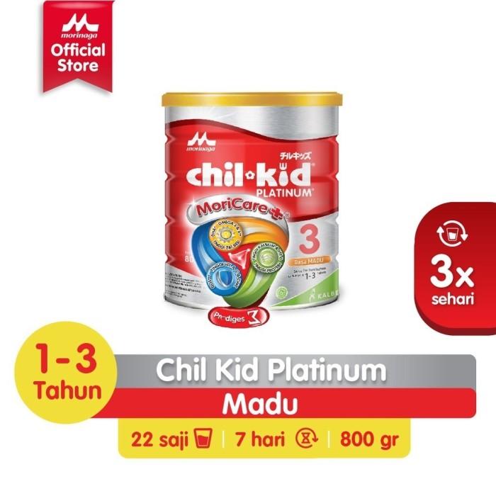 Gambar TERBARU Morinaga Chil Kid Platinum Madu 800g Susu Formula Pertumbuhan Anak Usia 1-3 Tahun (PROMO) - 400Gr, FEBRUARY-MARET  dari MAKNI_STORE undefined Tokopedia