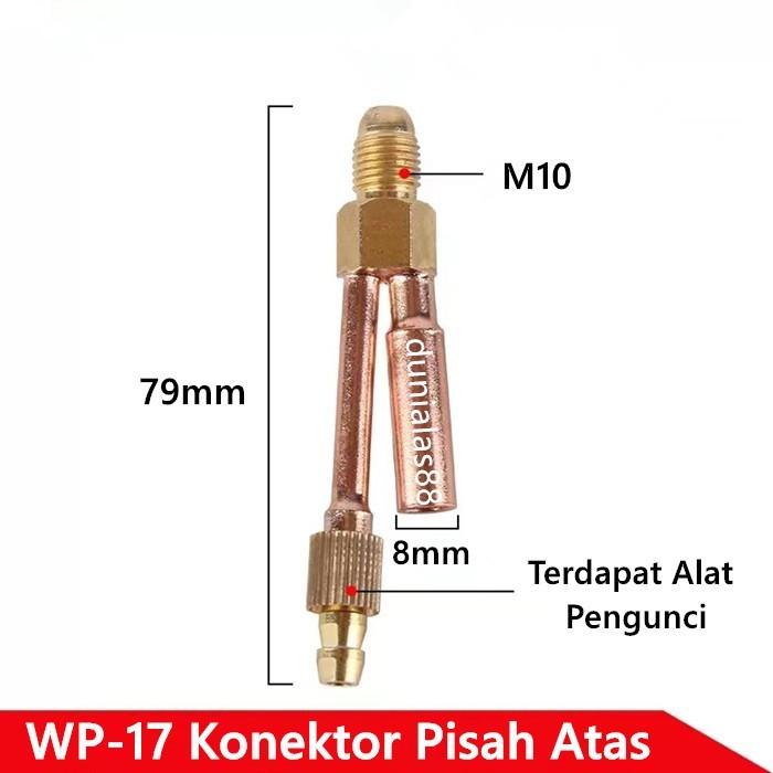 Gambar Sparepart Konektor utk WP-17 WP-18 WP-26 QQ150 QQ300 TIG Welding Torch - WP17 Cabang dari Dunia Las 88_NEW undefined Tokopedia
