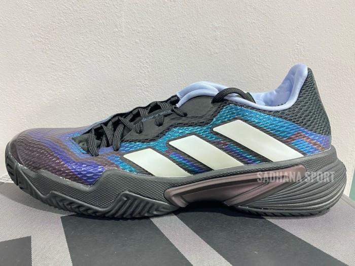 Jual Sepatu Tenis Adidas Barricade M 2023 Hitam Ungu Jakarta