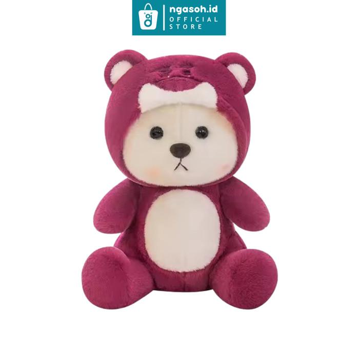 Gambar NGASOH.ID Boneka Beruang Bear custom 45 cm Hoodie Loso Stitch Panda - LOTSO XL, 45 cm dari ngasoh.id undefined Tokopedia
