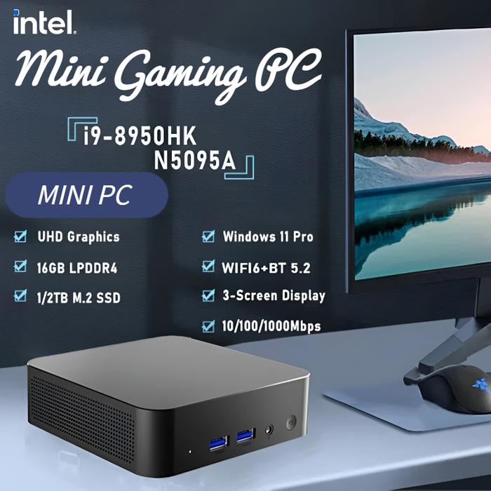 Jual NEW Portable Mini PC Intel Core N5095A/i9-8950HK Windows11