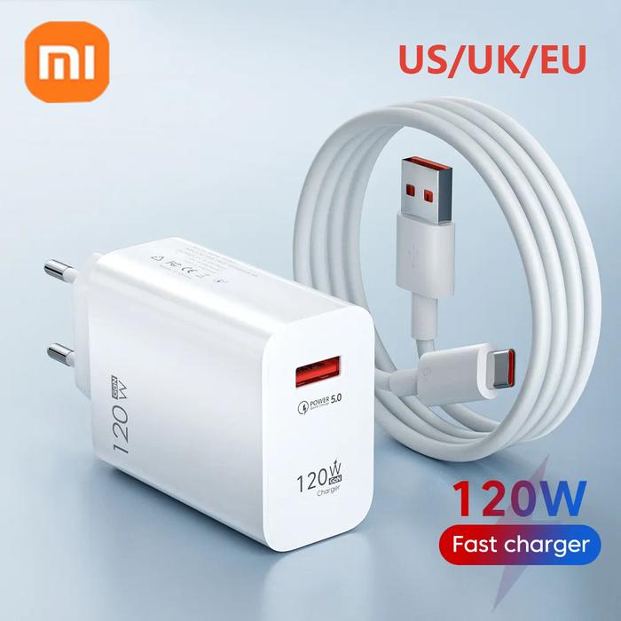 Jual Xiaomi 120W Fast Charger USB C Cable Type C Charge Cable