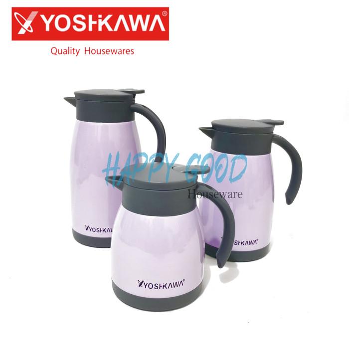 Gambar Earise Official Store - Yoshikawa Thermos Kettle Hot&Cool Stainless Steel 0.50 - 1 L Kd6071-73 - Ungu, 500ml dari EARISE OFFICIAL STORE undefined Tokopedia