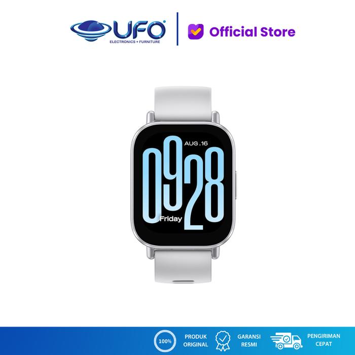 Gambar Xiaomi Redmi Watch 5 Active | 2.0" LCD Display | Mendukung 140+ mode olahraga | Tahan air 5ATM | Baterai tahan hingga 18 hari | Jam tangan pintar - Matte Silver dari UFO Elektronika undefined Tokopedia