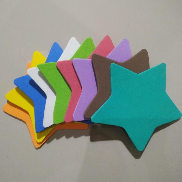 Gambar Hiasan Dinding Kelas PAUD, TK, SD | Bintang Warna Warni dari Buy n Go undefined Tokopedia