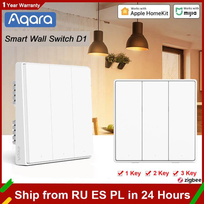 Jual Aqara Smart Wall Switch D1 ZigBee Wireless Key Light Remote