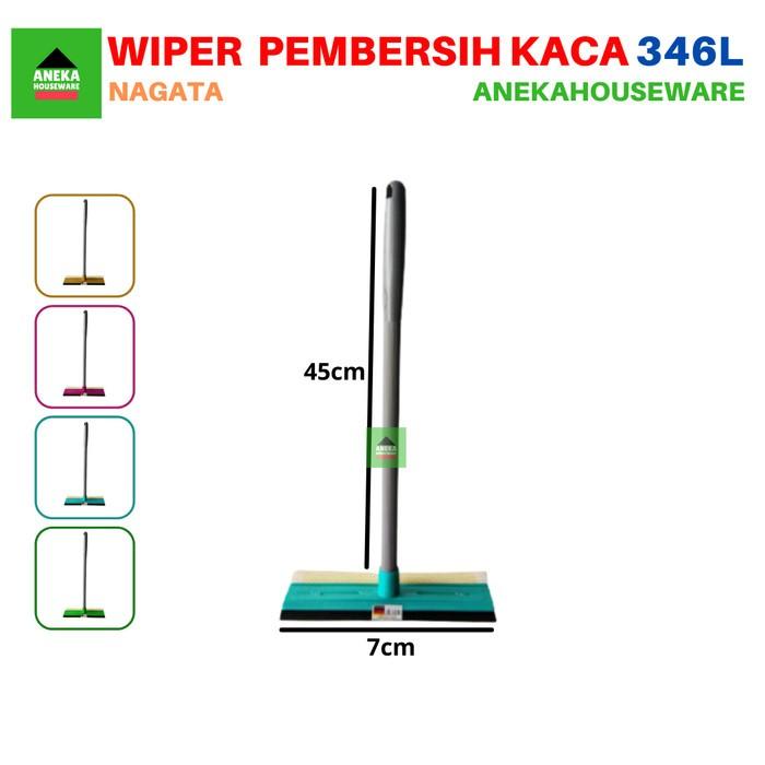 Gambar Wiper Pembersih Kaca Karet Dan Spons 346L Nagata - Biru dari Aneka Houseware undefined Tokopedia