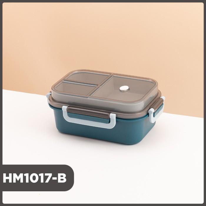 Gambar Lunch Box kotak Makan Kotak Bekal / Kotak Makan Siang / Kotak Makan - Biru dari MD HOPTECH undefined Tokopedia