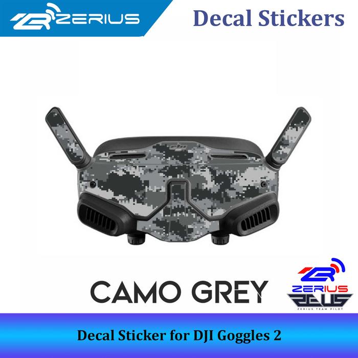 Gambar Decal Sticker for DJI Goggles 2, Skin for DJI Goggles 2 - Camo Grey dari Zerius undefined Tokopedia