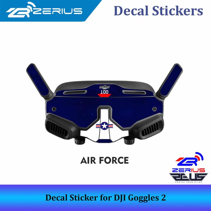 Gambar Decal Sticker for DJI Goggles 2, Skin for DJI Goggles 2 - Air Force dari Zerius undefined Tokopedia
