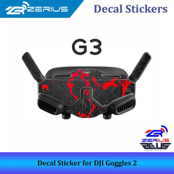 Gambar Decal Sticker for DJI Goggles 2, Skin for DJI Goggles 2 - G3 dari Zerius undefined Tokopedia