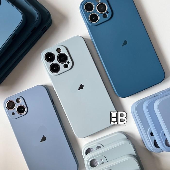 Jual LIQUID SILICONE Silikon Soft Case Square Edge untuk iPhone