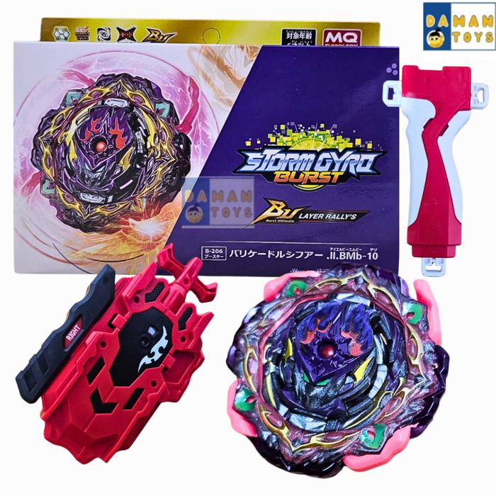 Gambar Mainan Gangsing Gasing Beyblade Barricade Lucifer Bayblade Burst B-206 - MQB206StringTli dari shien co undefined Tokopedia