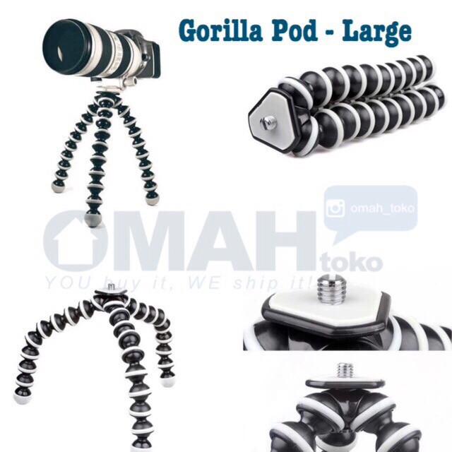 Jual BISA GOSEND Flexible Tripod Gorilla Pod Large (Big Size
