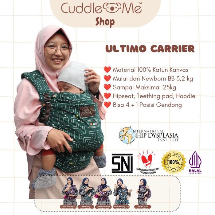 Gambar Cuddleme SSC Ultimo Carrier Gendongan Cuddle Me Bayi Baru Lahir Hipseat Hadap Depan Multifungsi dari Sweet Mall1 undefined Tokopedia