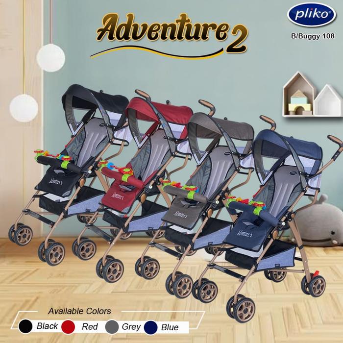 Stroller Baby Murah Pliko Jual Stroller Pliko Adventure Baby Buggy