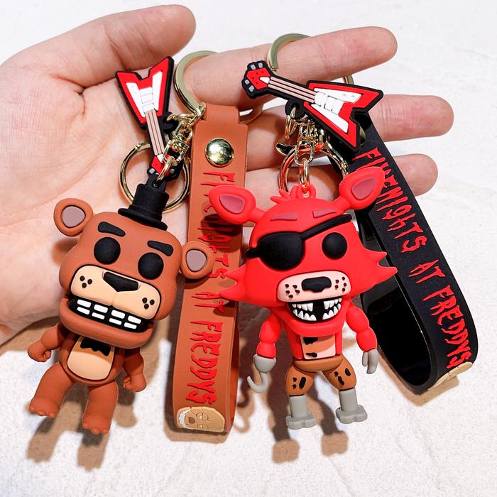 Fnaf Purple Nightmare Bonnie The Clown Anime Toys Five Nights At Fredy  Bonnie Figure Keychain Anime Cartoon Dolls Kids Gift