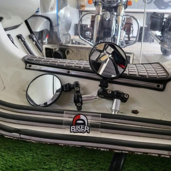 Gambar diskon spion motor moge end bar cnc mirror harley tear drop rock back flip chrome mirror jalu vespa bulat victory indian rebel vulcan bobber chopper classic unik rare arlen ness kuryakyn - END BAR ROW dari IMMORTELLE 89 undefined Tokopedia