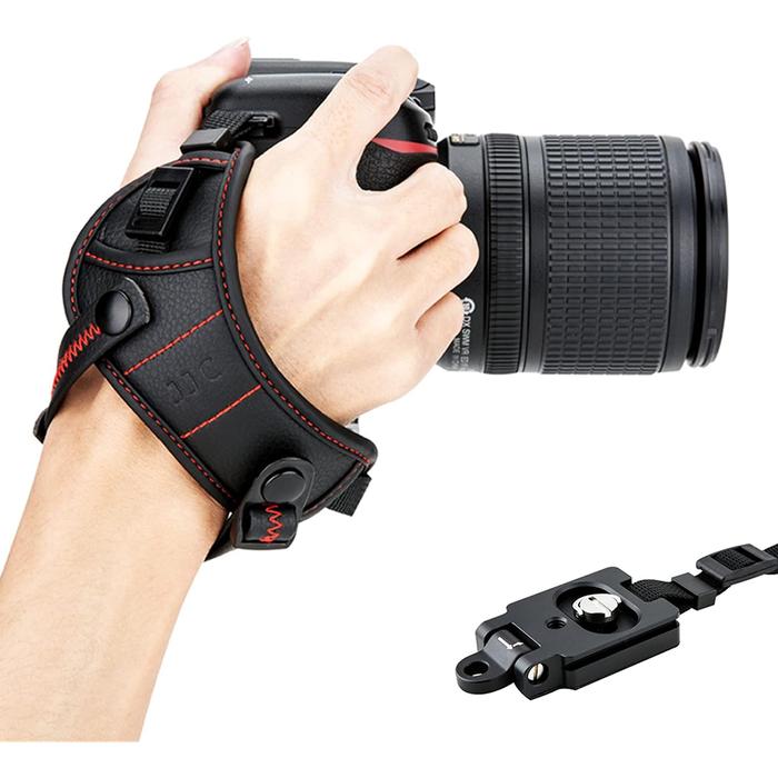 Jual JJC Camera Hand Grip Strap Quick Release Tripod Plate for