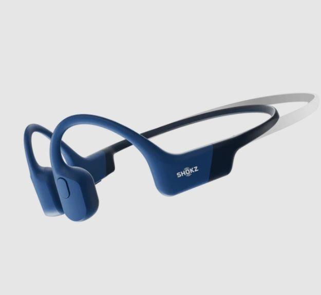 Gambar Shokz Openrun Aftershokz Open Run Wireless Bone Conduction Headphone - Blue (Mini), Kaos dari Trusted.Store undefined Tokopedia