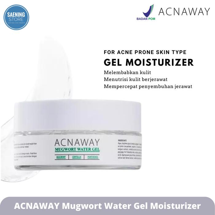 Gambar ACNAWAY Mugwort Water Gel Moisturizer with Mugwort + Centella + Panthenol ONLY FOR ACNE SKIN dari Saening Store Beauty ID undefined Tokopedia