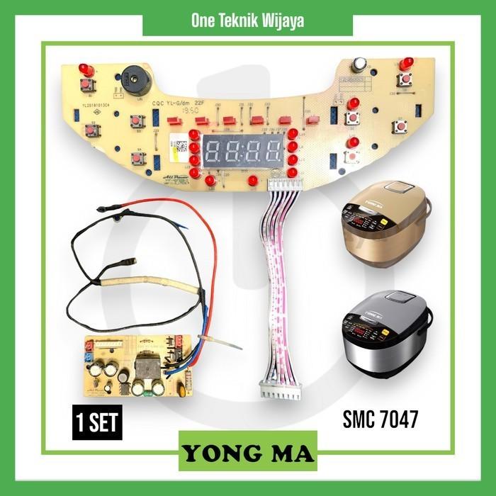 Gambar Modul PCB Magic Com Rice Cooker Yong Ma SMC7047 - 1 SET dari Permai Teknik Wijaya undefined Tokopedia
