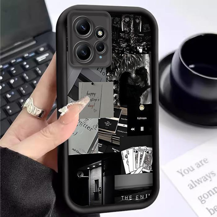 Gambar Casing Hp For Redmi Note 12 4G 5G 12Pro 4G 5G 12 Turbo 12R Pro 5G Stiker romantis Shoftcase slim shockproof silicon soft case premium - BLACK, Redmi Note 12 4G dari parabatokoresmi undefined Tokopedia