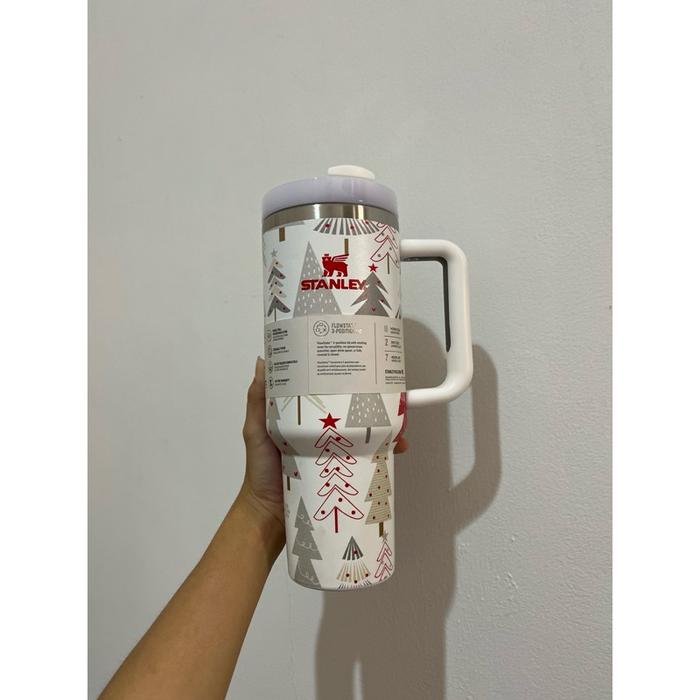 Gambar Quencher Christmas Edition � Mug Natal dengan Sedotan & Sikat - Grey dari Selnajaya undefined Tokopedia