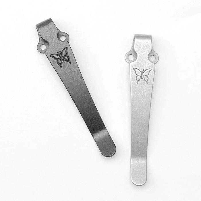 Gambar Titanium Material Knife Deep Carry Pocket Clip Back Clamp  Benchmade Griptillian Bugout 535 940 Mini-Grip Emerson ProTech ZT dari MAEMUNAGAJ YATIRQASA undefined Tokopedia